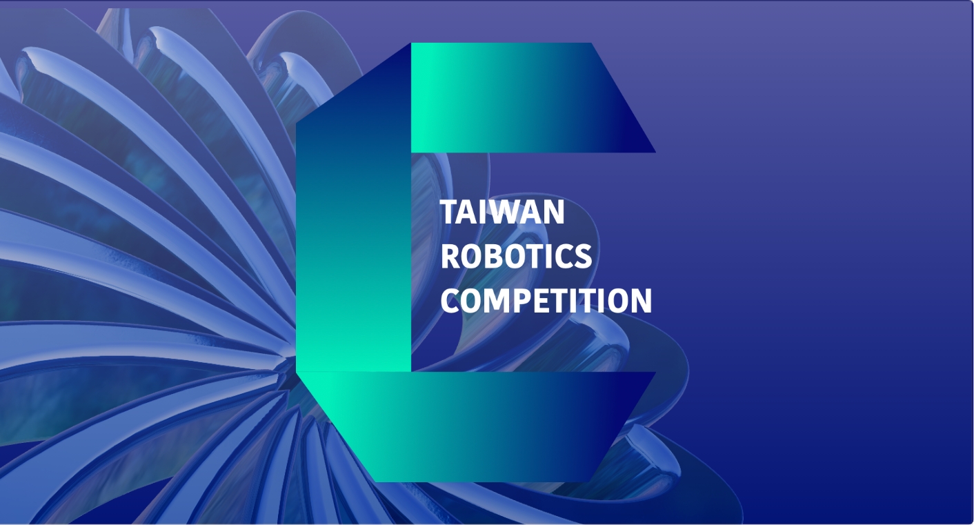 TRC 立體 logo + 晶圓背景